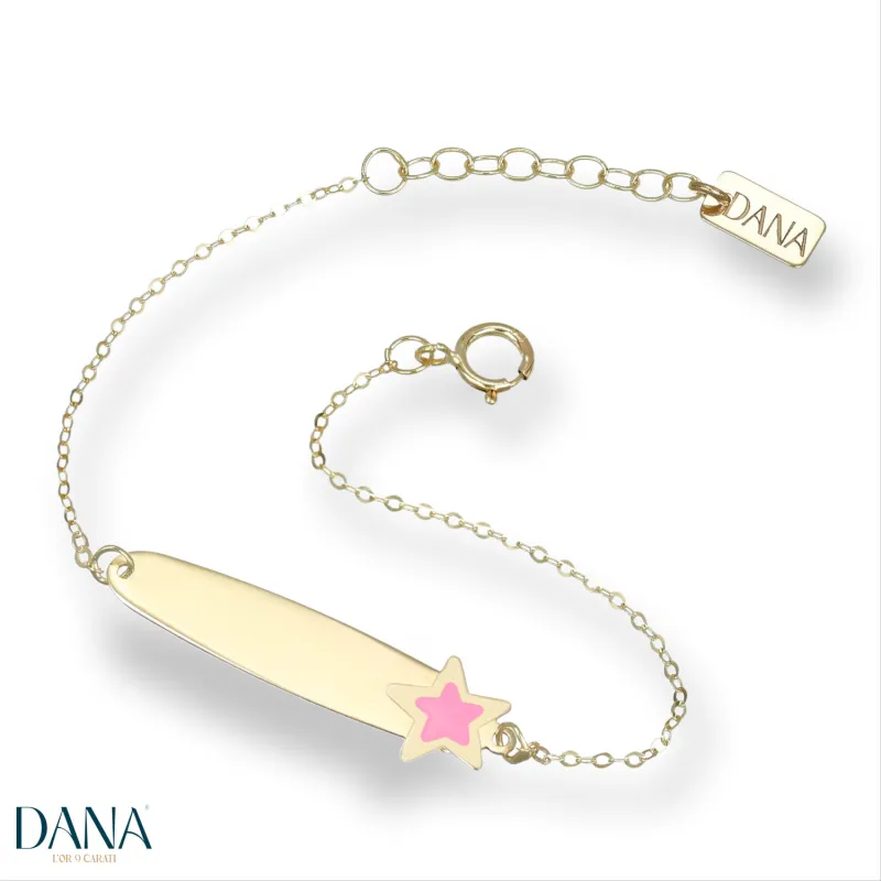 Bracciali Dana Baby targa e stella BRBFC05OGSPL13E2