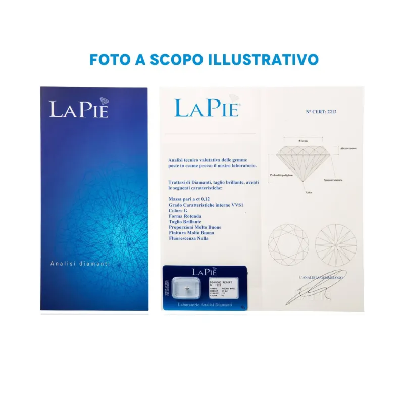 Diamante Blisterato Colore G Certificato BLPG - orola