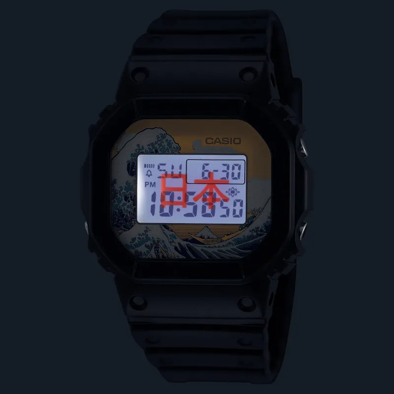 Casio G-shock La grande onda di Kanagawa DW-5600KHK25-1 - orola