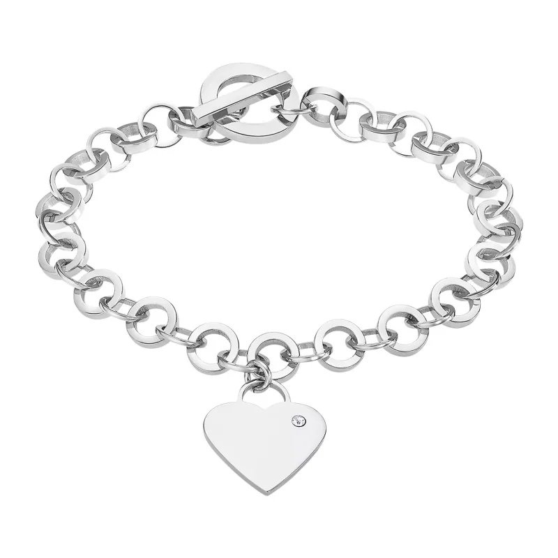Bracciali Lotus Style Catena cuore LS2271-2/1