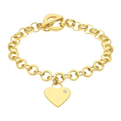 Bracciali Lotus Style Catena cuore LS2271-2/2