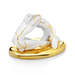 Scultura Ottaviani Abbraccio Kintsugi 23399KB - orola
