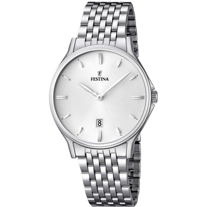 Orologio Festina Classic quadrante chiaro indici