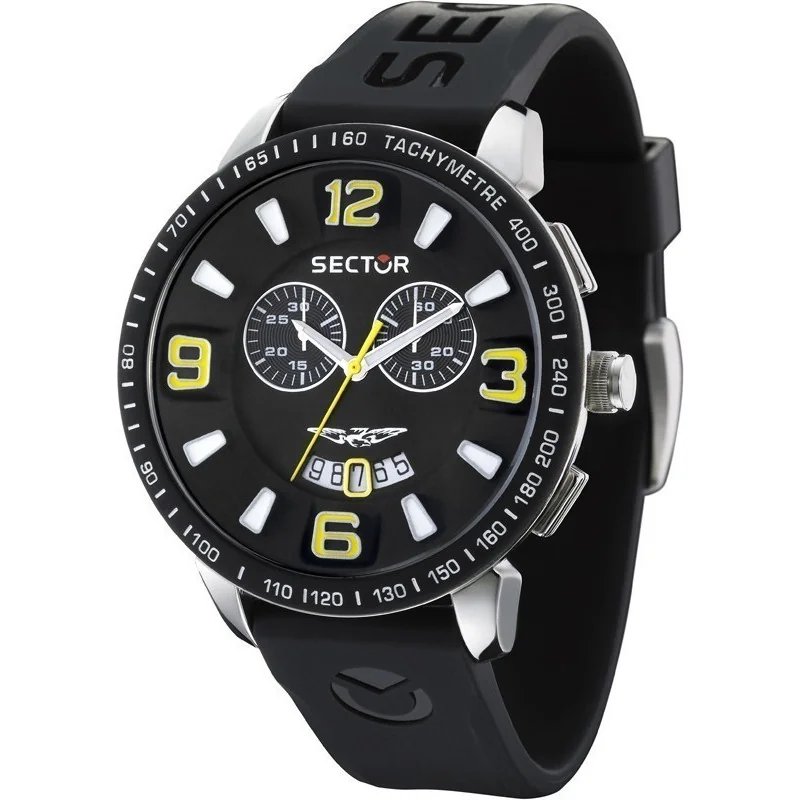 Orologio Sector Marine chrono Nero e Giallo R3271619002