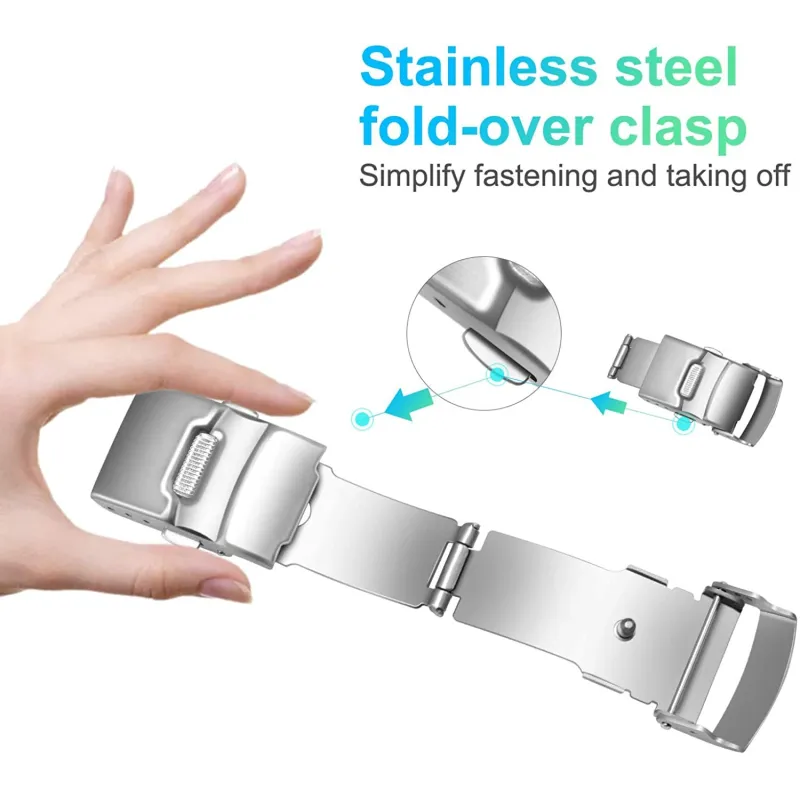 Cinturino con fibia Nero 20mm depn20mm - orola