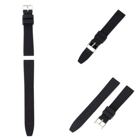 Ricambi Cinturino silicon Nero 24mm lis24mm