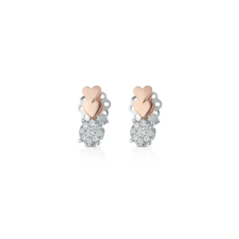 Orecchini Angeli di Giannotti cuori e diamanti LUX14 - orola