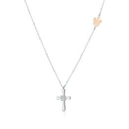 Collane Angeli di Giannotti croce con diamanti LUX301