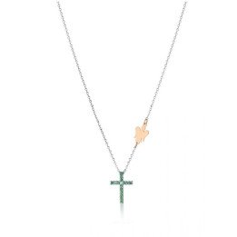 Collane Angeli di Giannotti croce con diamanti LUX302S