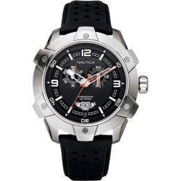 Orologi Nautica orologio cronografo nero rugged A32516G