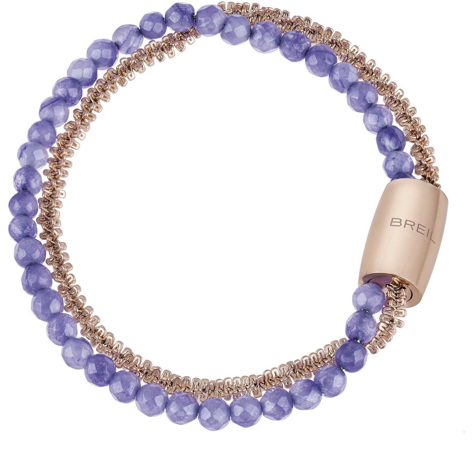 Breil Bracciale Donna Collezione Tetra – Flessibile In Acciaio Bilux, Design Iconico, Taglia Media