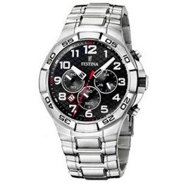 Orologio Festina crono numeri nero F16299/9
