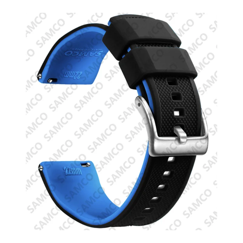 Ricambi Cinturino gomma siliconica Bicolore bicsil04